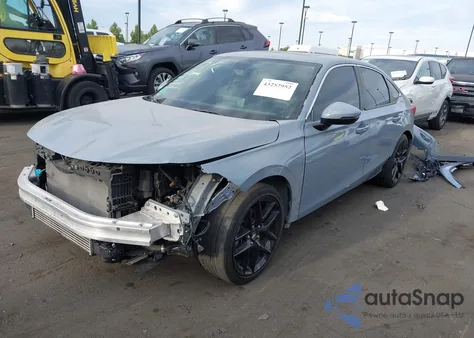 2023 Honda Civic Touring из США, поврежденный, VIN 2HGFE1F98PH307592